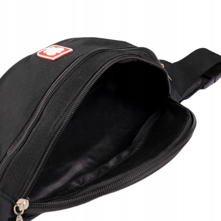 Materiałowa saszetka nerka męska biodrowa suwak