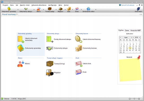 mFaktura Magazyn - program do faktur z magazynem, licencja wieczysta