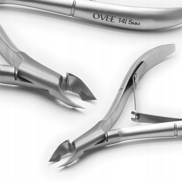 CĄŻKI ostre PRECYZYJNE do skórek profesjonalne manicure stal nierdzewna 5mm