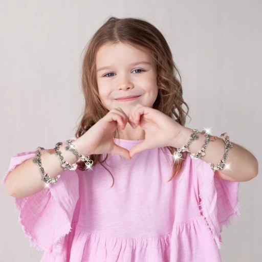 Zestaw do Robienia Bransoletek Koraliki Charms