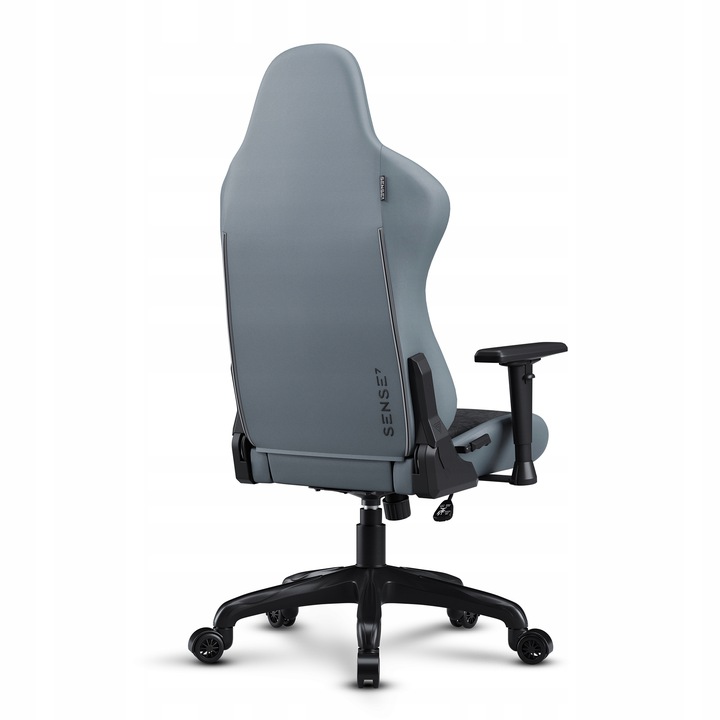Fotel Gamingowy Biurowy Regulowany Materiał Alcantara + Ekoskóra Sense7