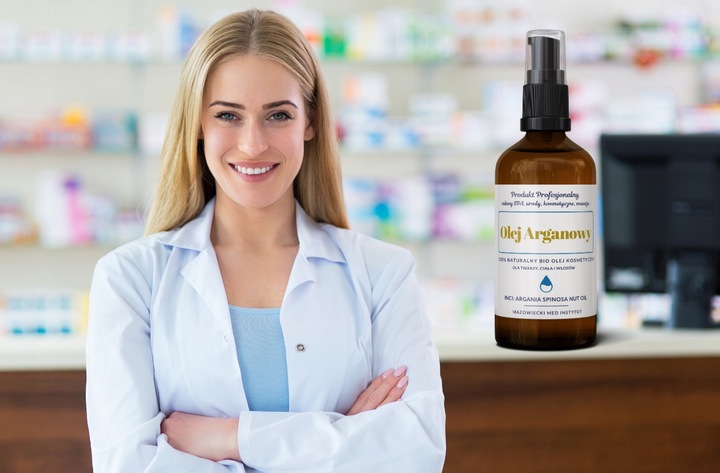 Olej olejek ARGANOWY 100 ml naturalny do twarzy