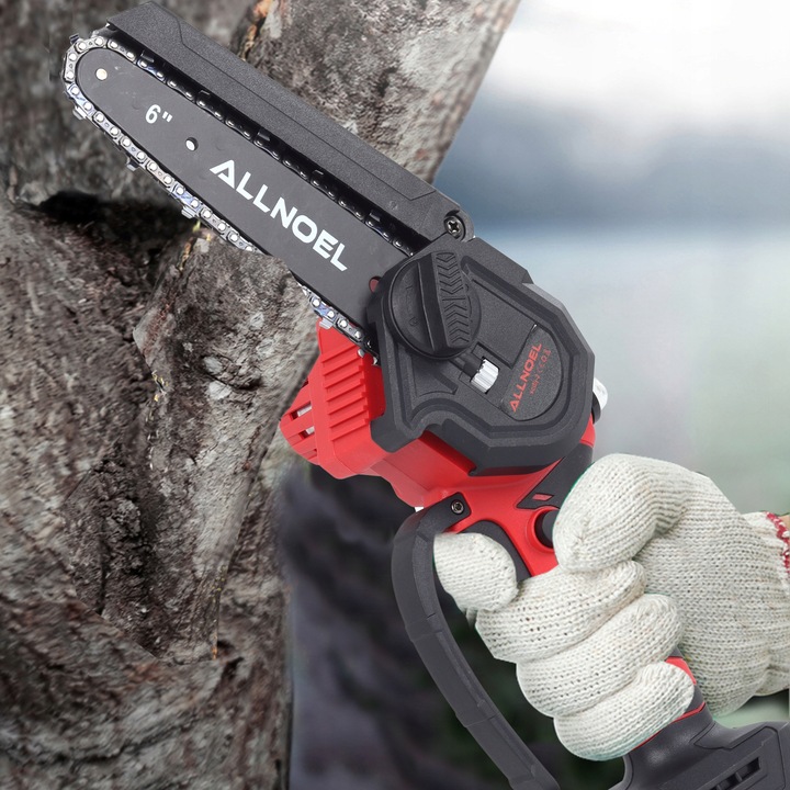 PIŁA ŁAŃCUCHOWA AKUMULATOROWA 21V PILARKA 6" 2x AKUMULATOR WALIZKA