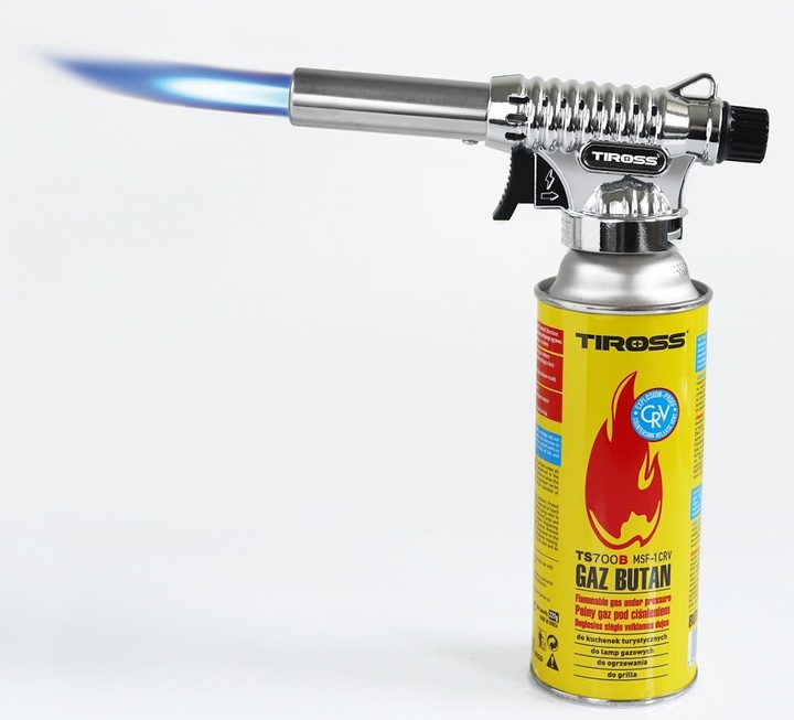 PALNIK Gazowy Opalacz na Kartusz PIEZO Opalarka Lutlampa 708