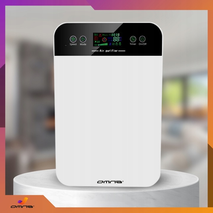 Oczyszczacz powietrza z jonizatorem duży dla alergików jony hepa lampa