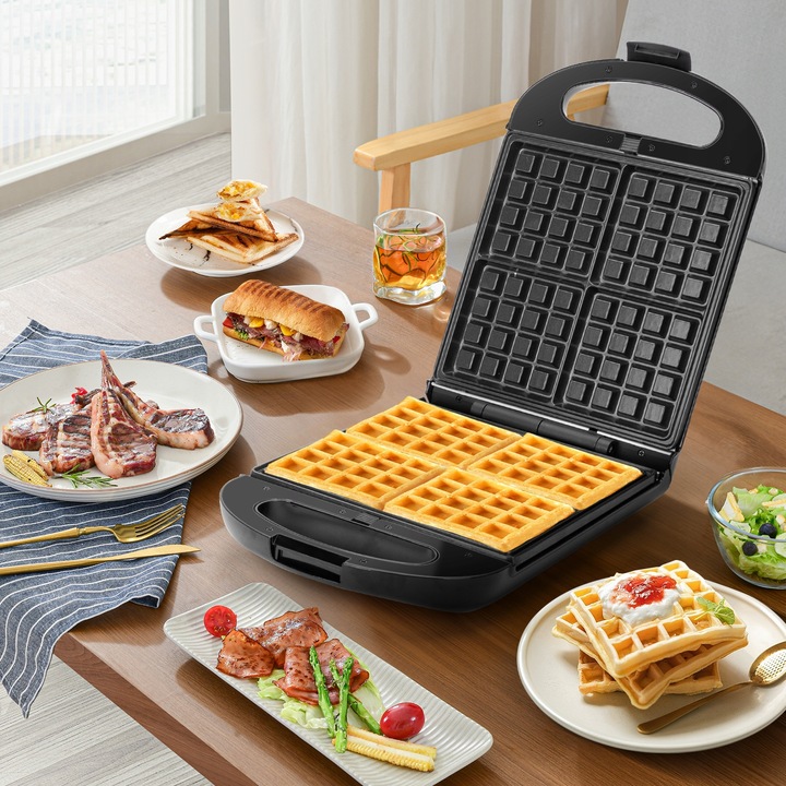 OPIEKACZ DO KANAPEK TOSTER GOFROWNICA PANINI 3W1 1200W Taylor Swoden