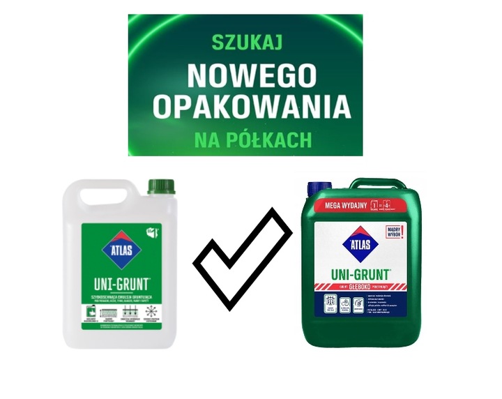 ATLAS UNI-GRUNT 5L Szybkoschnąca Emulsja Grunt