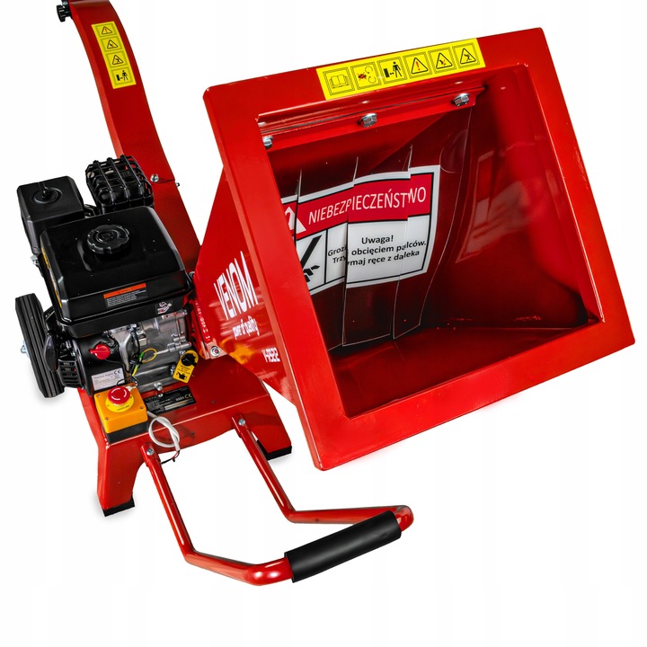 MOCNY ROZDRABNIACZ DO GALEZI SPALINOWY MAX 60MM SILNIK 212CC 2xNÓŻ