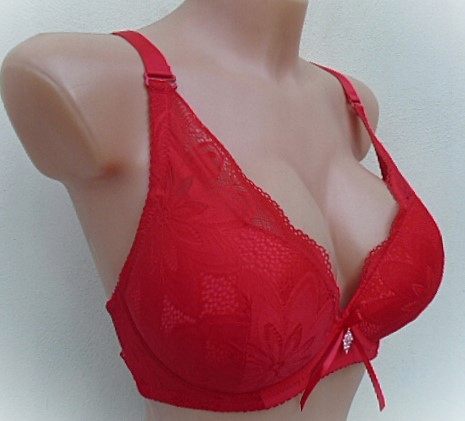 Biweier / biustonosz z dużym push- up koronkowy 90/95D kolory 86004