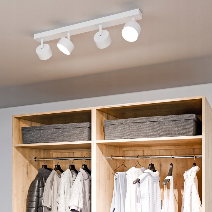 Oprawa Halogenowa 4X GX53 Lampa Sufitowa Natynkowa Ruchoma Kinkiet