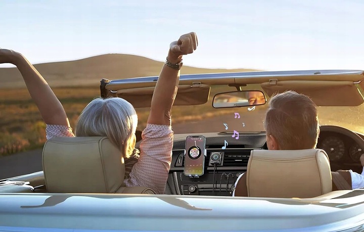 UGREEN Adapter Samochodowy BT 5.4 USB Mini Jack 3.5mm Wbudowany