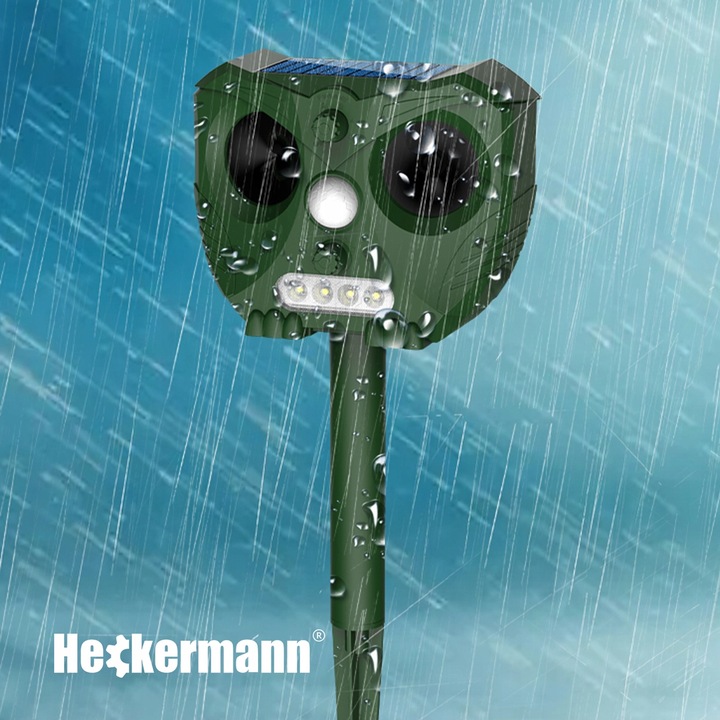 ODSTRASZACZ ULTRADŹWIĘKOWY ZWIERZĄT GRYZONI KOTÓW PSÓW DZIKÓW PTAKÓW