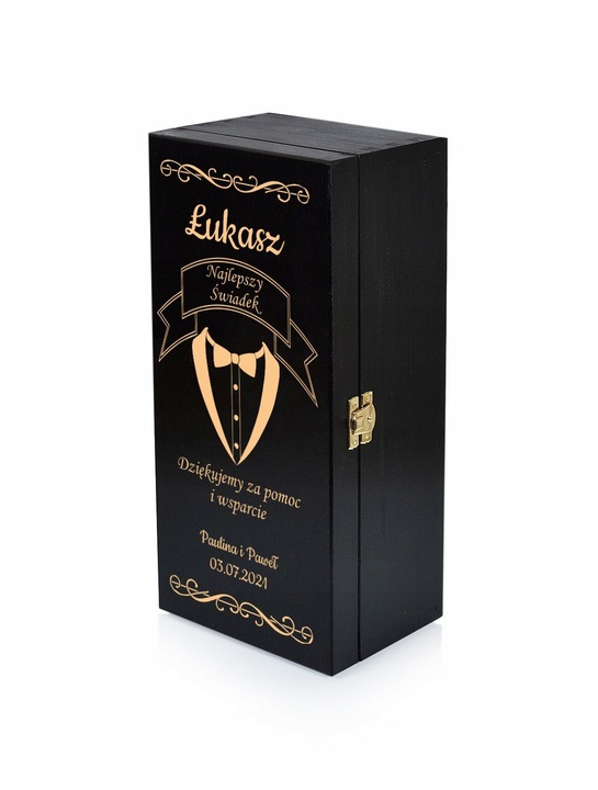 PODZIĘKOWANIE DLA ŚWIADKA SKRZYNKA NA WHISKEY