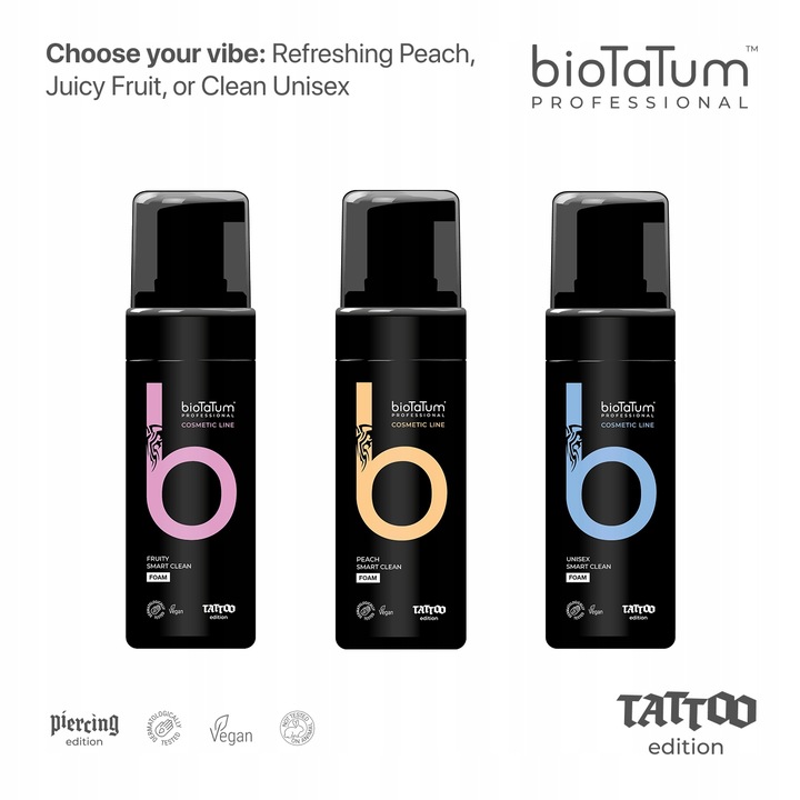 Pianka| Mydło do Tatuażu PMU BioTaTum 150ml| Fruity, 150 ml