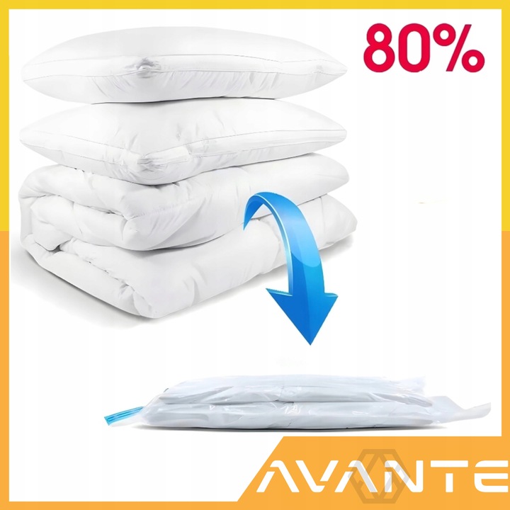 12X WORKI PRÓŻNIOWE NA UBRANIA POŚCIEL TORBY 4 ROZMIARY + GRATIS POMPKA