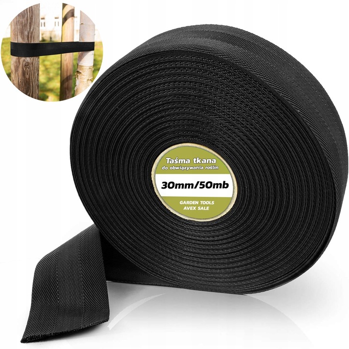 TAŚMA OGRODNICZA DO PODWIĄZYWANIA DRZEWEK MOCOWANIA DRZEW SZER. 3cm x