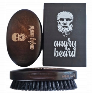 Zestaw Szampon Odżywka Olejek BY MY BEARD + Szczotka Angry Beard Do Brody