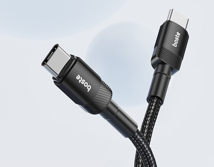 BOSTE SZYBKI UNIWERSALNY KABEL USB-C TYP-C PRZEWÓD QC PD 100W BEZPIECZNY 3M