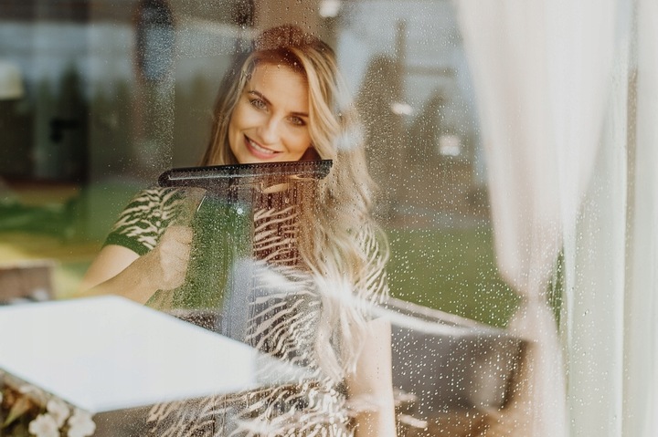 MYJKA DO OKIEN SZYB LUSTER BLATÓW AKUMULATOROWA POZIOME MYCIE