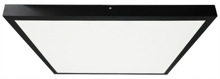 Panel LED natynkowy 60W czarny 60x60cm Plafon lampa sufitowa kwadrat