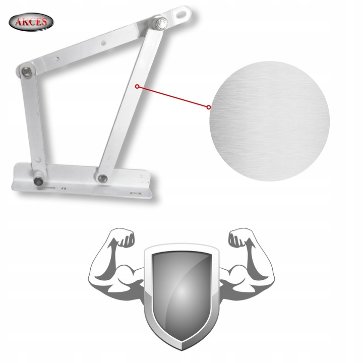 PODNOŚNIK WERSALKI KANAPY ŁÓŻKA TAPCZANU ZESTAW L+P 2 SPRĘŻYNY STAL