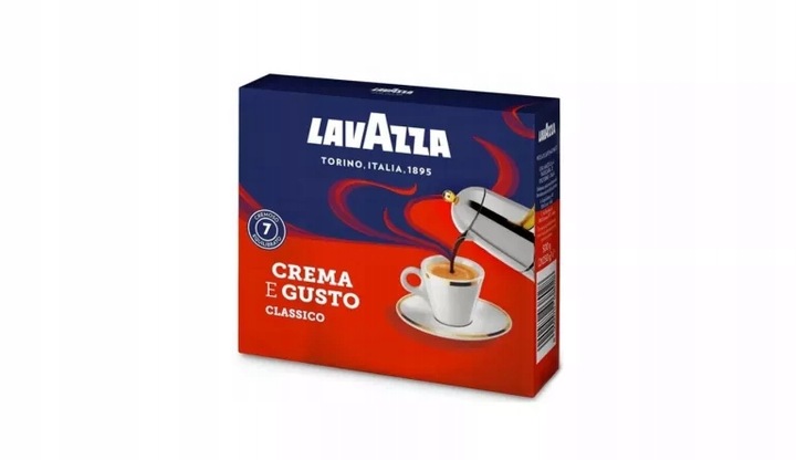 Kawa na włoski rynek mielona Caffe' Crema e Gusto classico 2x250g -