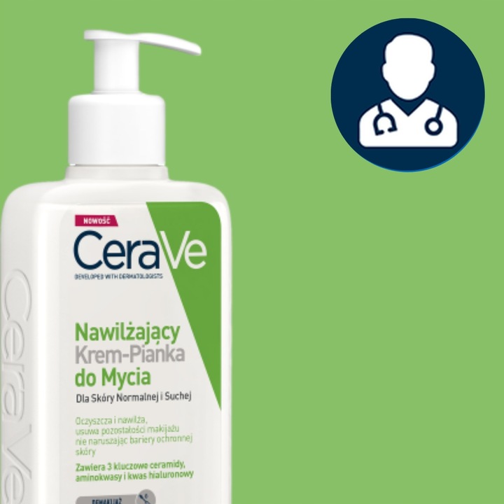 CeraVe Nawilżający Krem-Pianka do Mycia 236ml + GRATISY