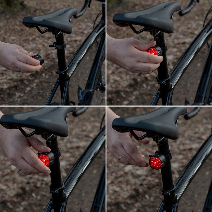 LAMPKA ROWEROWA TYLNA CZERWONA 17xLED WODOODPRONA MOCNA USB-C VAYOX