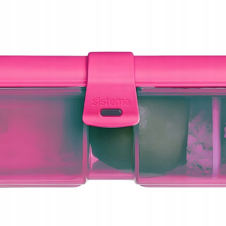 ŚNIADANIÓWKA SISTEMA LUNCHBOX POJEMNIK SOS BOX BENTO 1100ML Z PRZEGRÓDKAMI