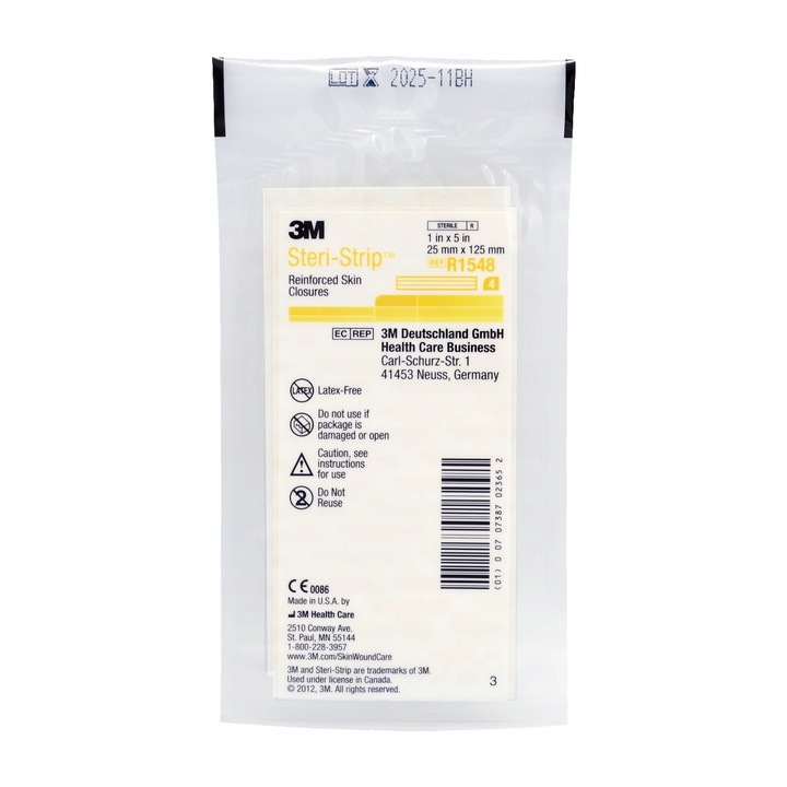 Steri-Strip PASKI DO ZAMYKANIA RAN 25x125mm 5 szt.