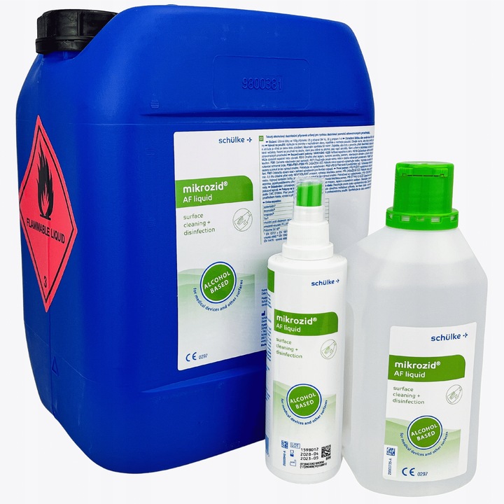 MIKROZID AF LIQUID 1L PŁYN DO DEZYNFEKCJI POWIERZCHNI PREPARAT SCHULKE