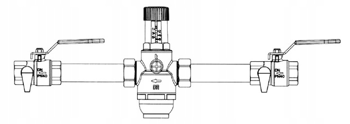 HERZ Membranowy reduktor ciśnienia 1 2682 12 3/4''