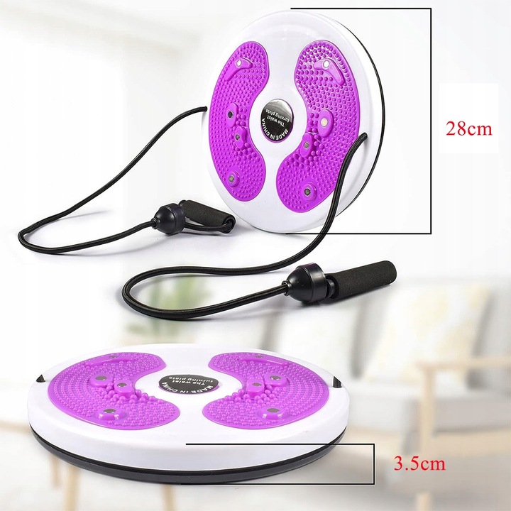 Twist Board z podeszwą masującą do bioder i talii, sprzęt do ćwiczeń w domu