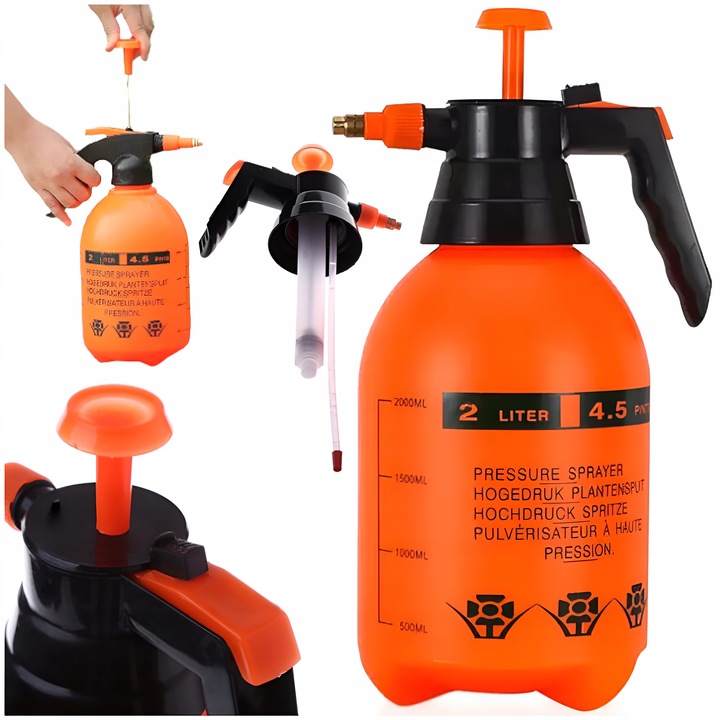 OPRYSKIWACZ RĘCZNY OPRYSKIWACZ CIŚNIENIOWY 2L SPRYSKIWACZ CIŚNIENIOWY