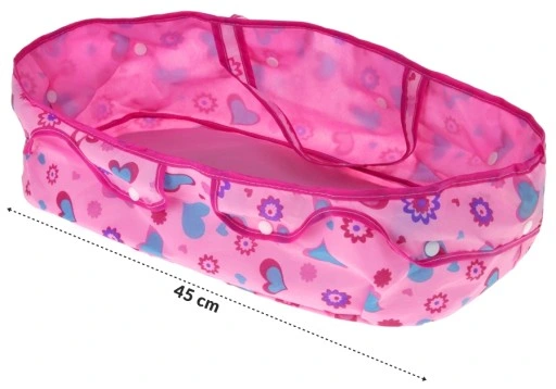 Wózek dla Lalek 2w1 Głęboki Gondola Nosidełko