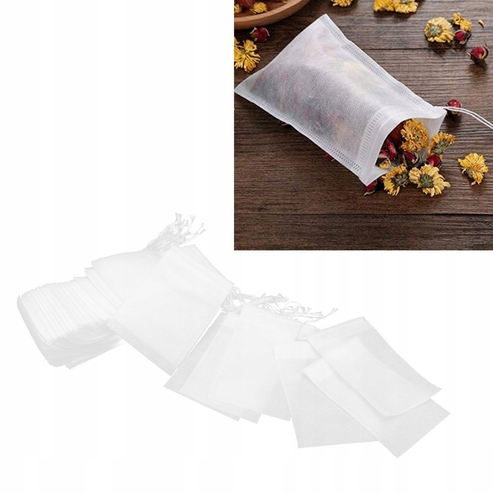 100X WORECZKI TOREBKI FILTR DO PARZENIA HERBATY