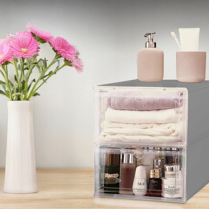 Pudełka na buty organizer szafka stojak pojemnik na obuwie x10 szt z