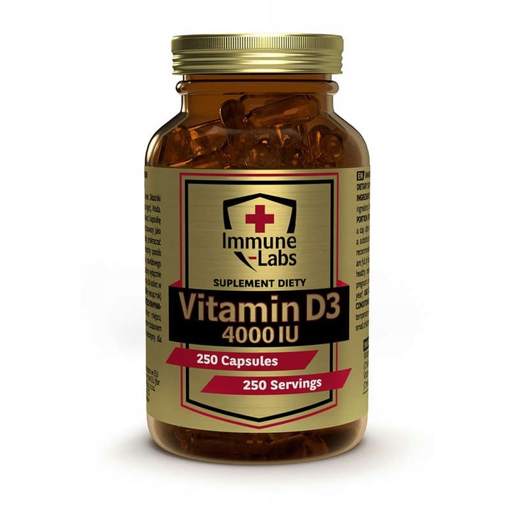 Immune-Labs Witamina D3 4000iu 250kap 100ug Vit