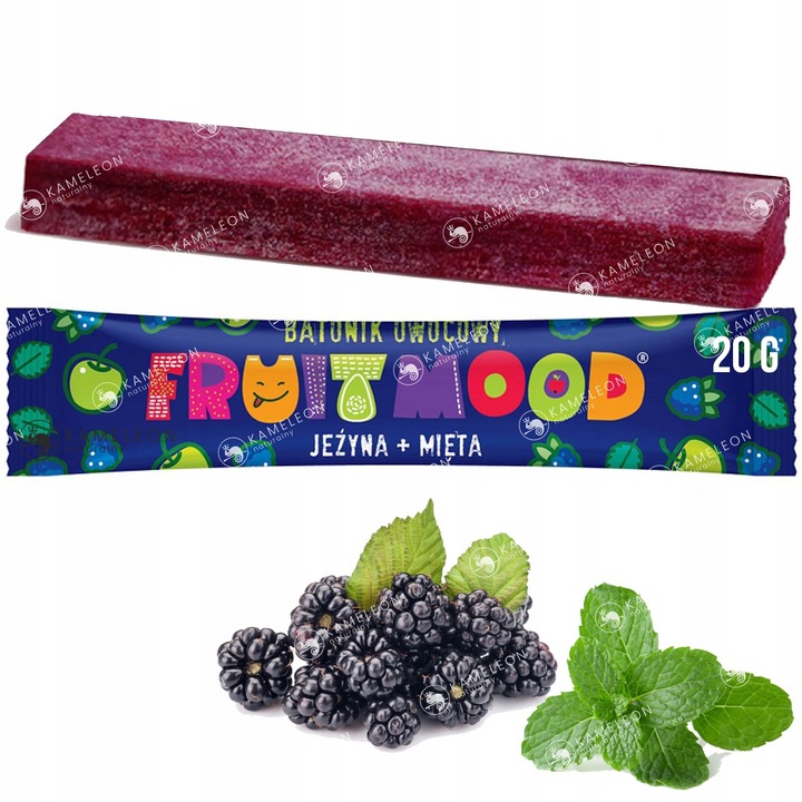 FRUIT MOOD batonik owocowy MIX SMAKÓW 9 SZTUK x20g 180G W TYM 3 NOWE