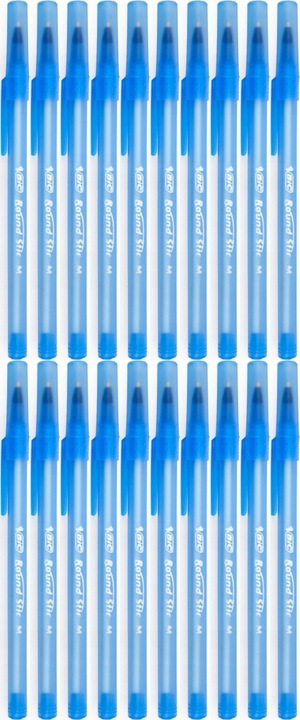 Długopis biurowy niebieski Bic Round Stic Classic 20 SZTUK