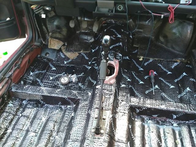 AB-25 MATA wygłuszająca BUTYLOWA bitumiczna 2,5 mm antywibracyjna z