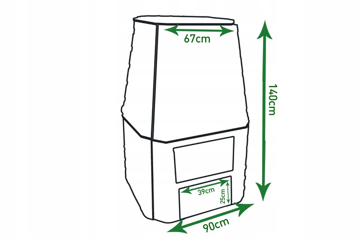 KOMPOSTOWNIK MODUŁOWY 1000L CZARNY G-COMP POLSKI