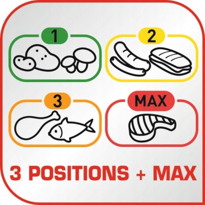 TEFAL grill Supergrill XL z timerem GC461B