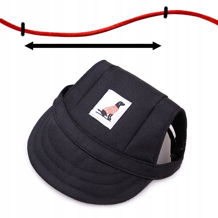 CZAPKA Z DASZKIEM DLA PSA OCHRONA PRZED SŁONCEM M