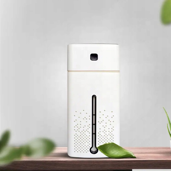 NAWILŻACZ POWIETRZA DYFUZOR ZAPACHOWY AROMATERAPIA 1L LAMPKA LED 3W