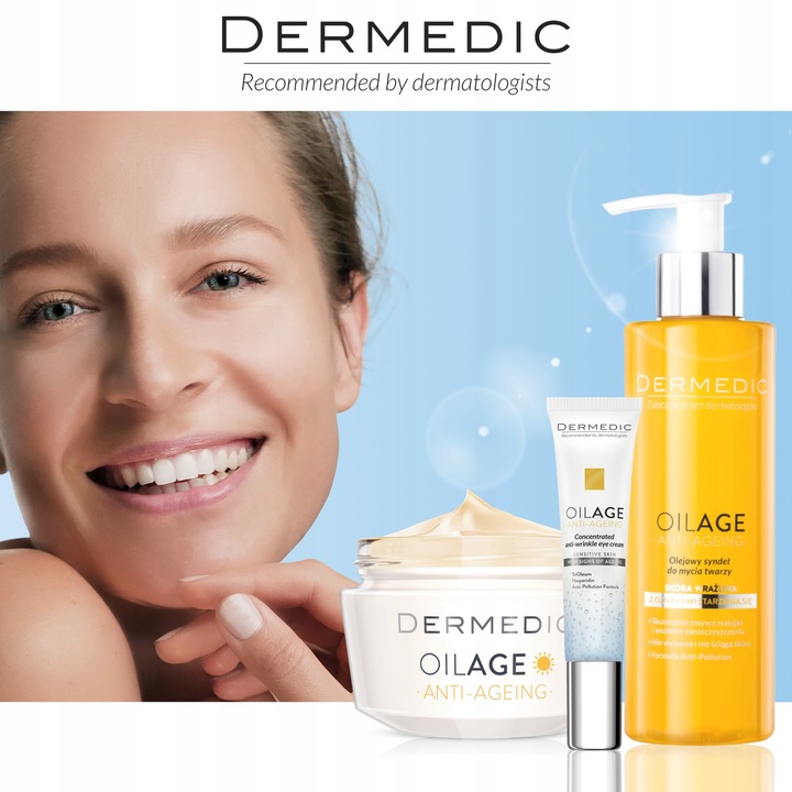 Dermedic Oilage Krem pod oczy Przeciwzmarszczkowy Rewitalizujący 15ml