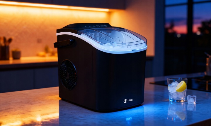 KOSTKARKA DO LODU ISAJ IC1 DOMOWA MASZYNA DO KOSTEK EKSPRESOWY LÓD