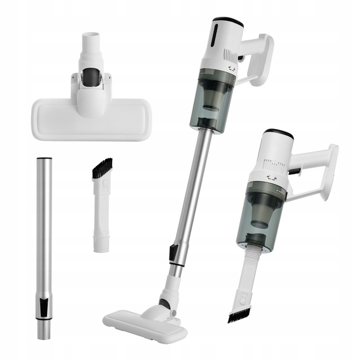 ODKURZACZ PIONOWY BEZWORKOWY PRZEWODOWY RĘCZNY MOCNY 2w1 600W HEPA H13