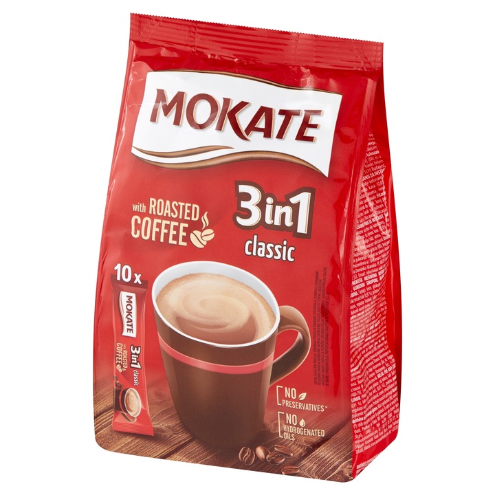 Napój Kawowy 3w1 Classic Mokate Mix Kawowy Instant 10 saszetek