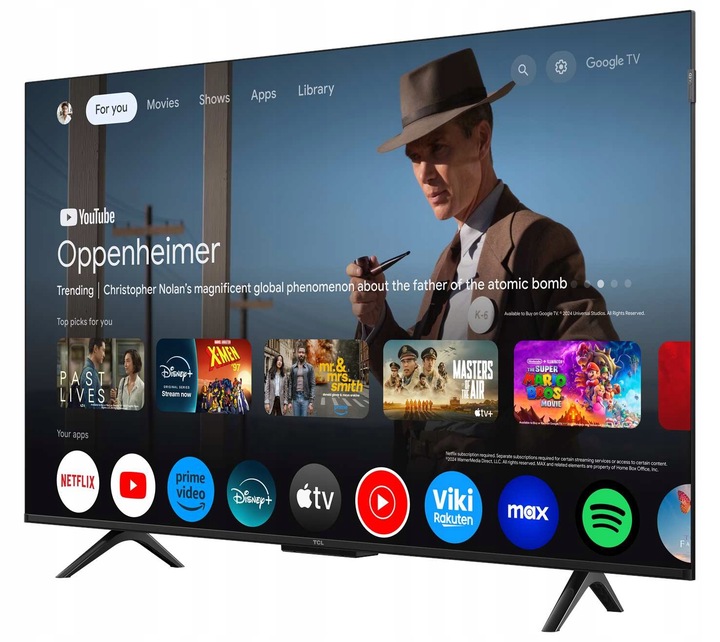 Telewizor TCL 50P7K QLED, Google TV Dolby Vision Dolby Atmos
